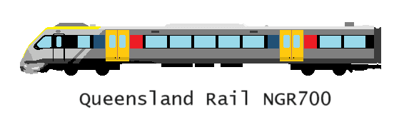 (Gympie ~ Brisbane)Rail route maps of the “North Coast Line” in Australia